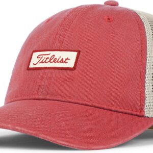 Titleist Charleston Mesh Kasket - Red/Bone - Str. Onesize