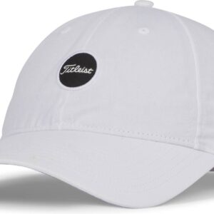 Titleist Montauk Lightweight Kasket - White/Black - Str. Justerbar