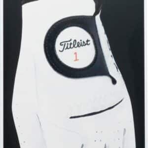 Titleist Players Flex Cadet Læder Herre Golfhandske - Pearl - Venstre - Str. S