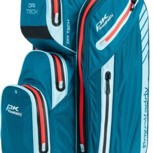 PowaKaddy Dri Tech MagLock Vandtæt Vognbag - Blue/Baby Blue/Red