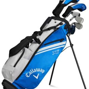 Callaway XJ 3 Junior Golfsæt - Blue/White - Højre - DR, FW, HY, 7, 9, SW, Putter - Callaway XJ26 Junior Grafit