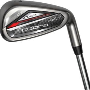 Cobra DS-Adapt Max Herre Jernsæt - Silver - Venstre - 5-9, PW - KBS PGI 75 Regular Grafit