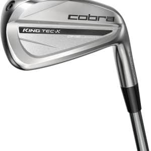Cobra King Tec X One Length Herre Jernsæt - Silver - Venstre - 5-9, PW - KBS Tour Lite Regular Stål