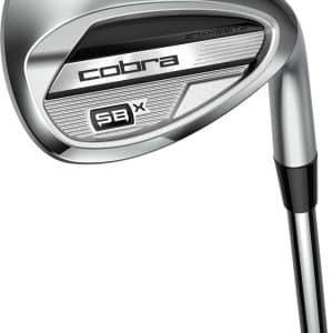 Cobra Snakebite-X Herre Gap Wedge - Chrome - Højre - 52.0° / 10° / Teardrop - KBS PGI 85 Stiff Grafit