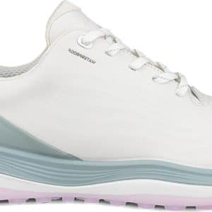 Ecco LT1 Vandtætte Dame Golfsko Uden Spikes - White/Ice Flower - Str. 36 Normal