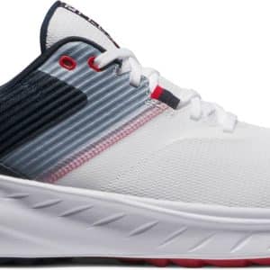 FootJoy Flex (2024) Herre Golfsko Uden Spikes - White/Navy/Red - Str. 39 Normal