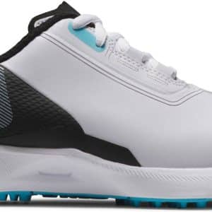 FootJoy Fuel Vandtætte Junior Golfsko Uden Spikes - White/Black/Blue - Str. 32 1/2 Normal