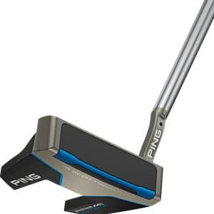 Ping Scottsdale Prime Tyne 4 Flow Neck Putter - Sort - Højre - Str. 35" - Ping Tour 2.0 PT (2025) Standard Blå/Hvid