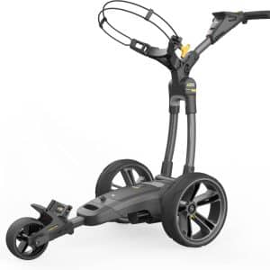 PowaKaddy CT10 GPS Elektrisk golfvogn - Gun Metal - 260Wh, 29.6V (36 Huller)