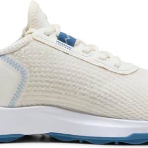 Puma Fusion Crush Sport Vandtætte Dame Golfsko Uden Spikes - Warm White/Blue Horizon - Str. 36 Normal