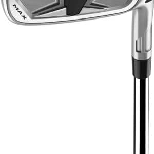 Taylormade Qi Max Herre Jernsæt - Chrome - Højre - 4-9, PW - KBS MAX MT 85 Regular Stål