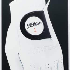 Titleist Players Læder Herre Golfhandske - Pearl - Venstre - Str. L