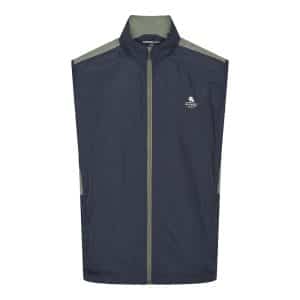 Wesley Windbreaker Vest Navy-Moss Green S