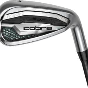 Cobra King Max Dame Jernsæt - Silver - Venstre - 6-9, PW, SW - KBS PGI 55 Dame Grafit