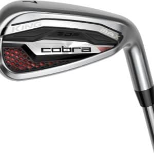Cobra King Max Herre Jernsæt - Silver - Venstre - 5-9, PW - KBS PGI 75 Regular Grafit
