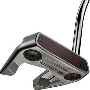 Cobra MIM Nova Single Bend Neck Putter - Silver - Venstre - Str. 34" - Super Stroke Zenergy GT (2026) 1.0 Sort/Hvid