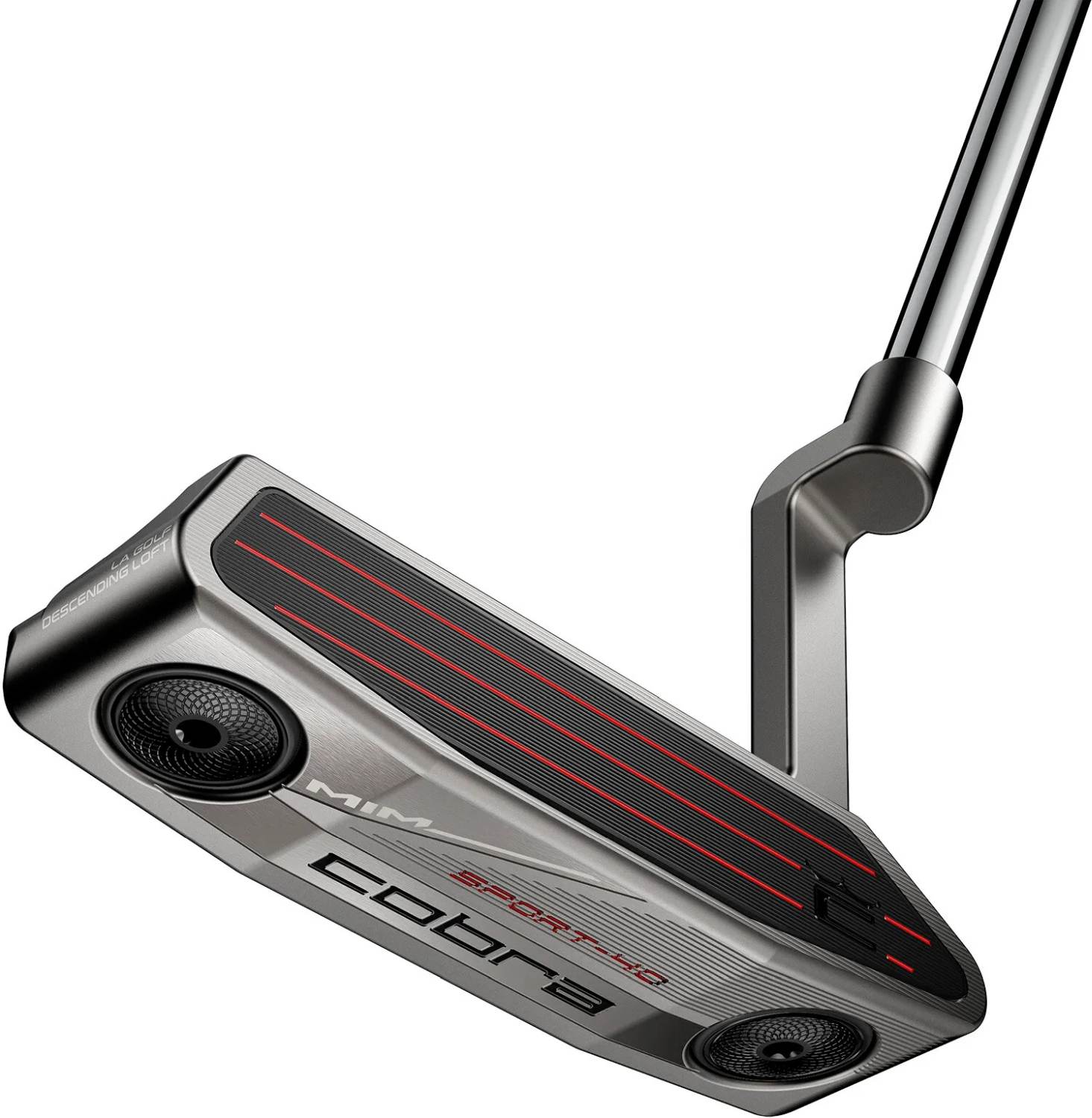 Cobra MIM Sport 40 Plumber Neck Putter - Silver - Venstre - Str. 34" - Super Stroke Zenergy GT (2026) 1.0 Sort/Hvid
