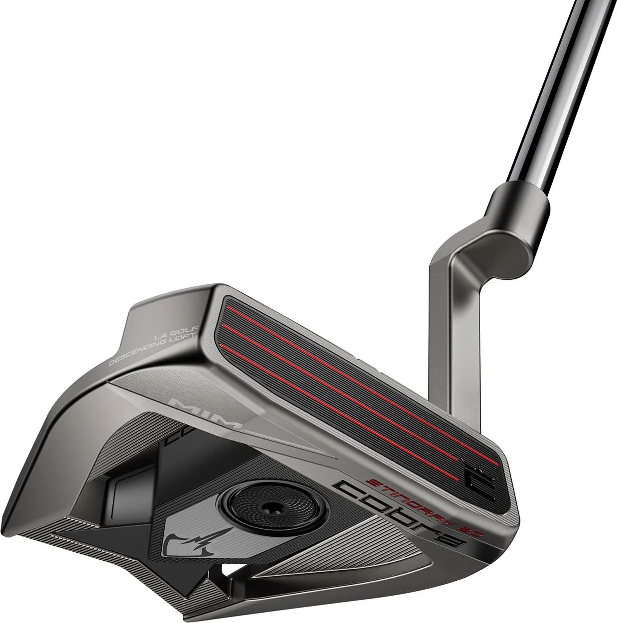 Cobra MIM Stingray 20 Plumber Neck Putter - Silver - Højre - Str. 34" - Super Stroke Zenergy GT (2026) 1.0 Sort/Hvid