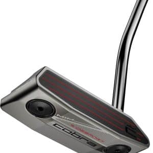 Cobra MIM Widesport Single Bend Neck Putter - Silver - Højre - Str. 34" - Super Stroke Zenergy GT (2026) 1.0 Sort/Hvid