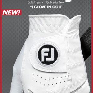 FootJoy SofJoy Læder Herre Golfhandske - Pearl - Venstre - Str. L