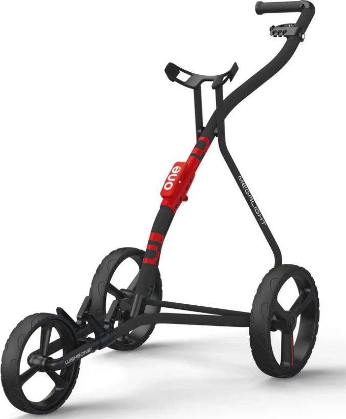 Wishbone ONE Golfvogn - Charcoal/Red