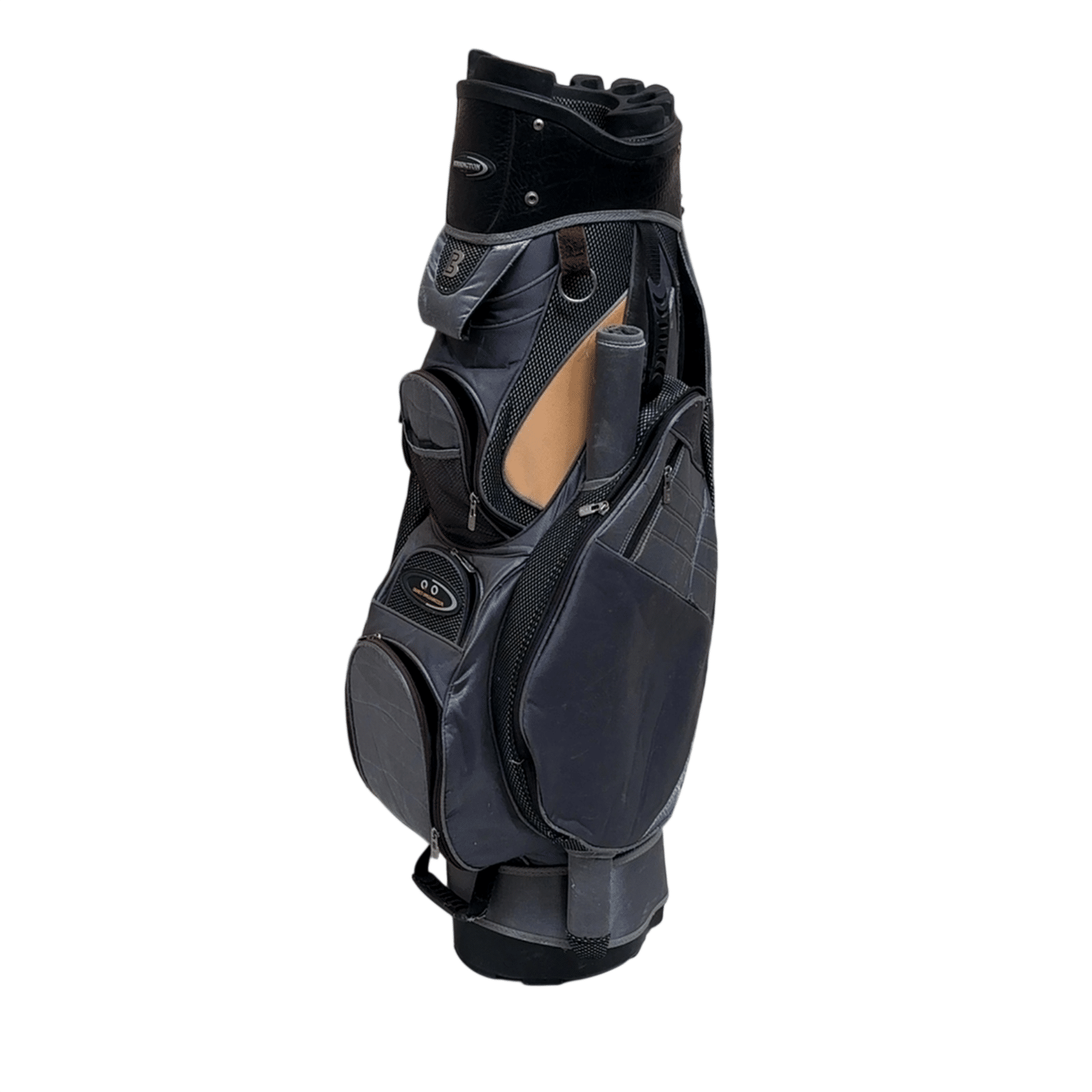 Brugt Bennington Golf Bag / 13-Rum / Grå - Golf Bags - Brugt - Slidt Stand -