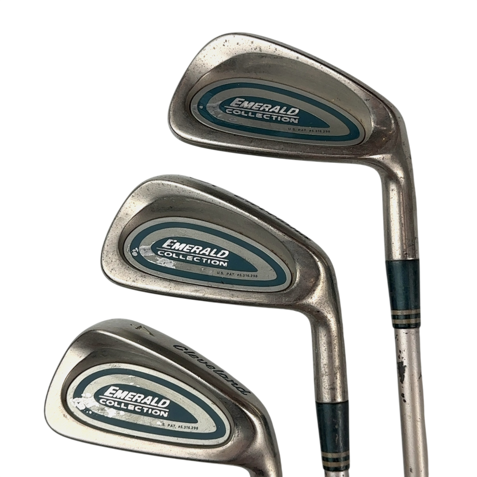 Brugt Cleveland Emerald Collection Jernsæt / 4-PW+SW / Flex Ladies / Grafit - Iron Set - Brugt - Okay Stand - Emerald Collection