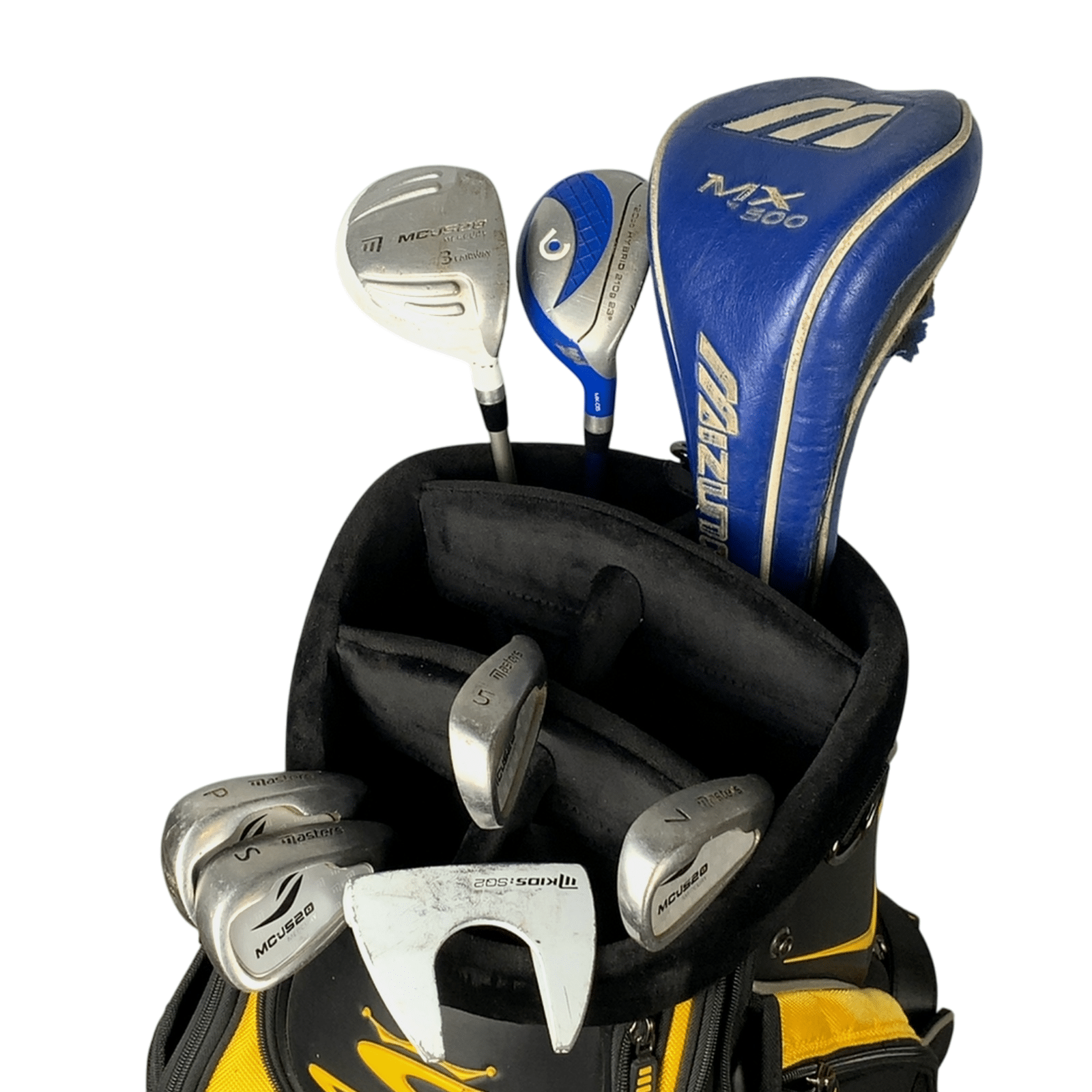 Brugt Masters MCU520 Mercury Komplet Sæt Uden Bag / 5-PW+SW / Flex Junior / Grafit - Complete Set - Brugt - Okay Stand - MCU520 Mercury