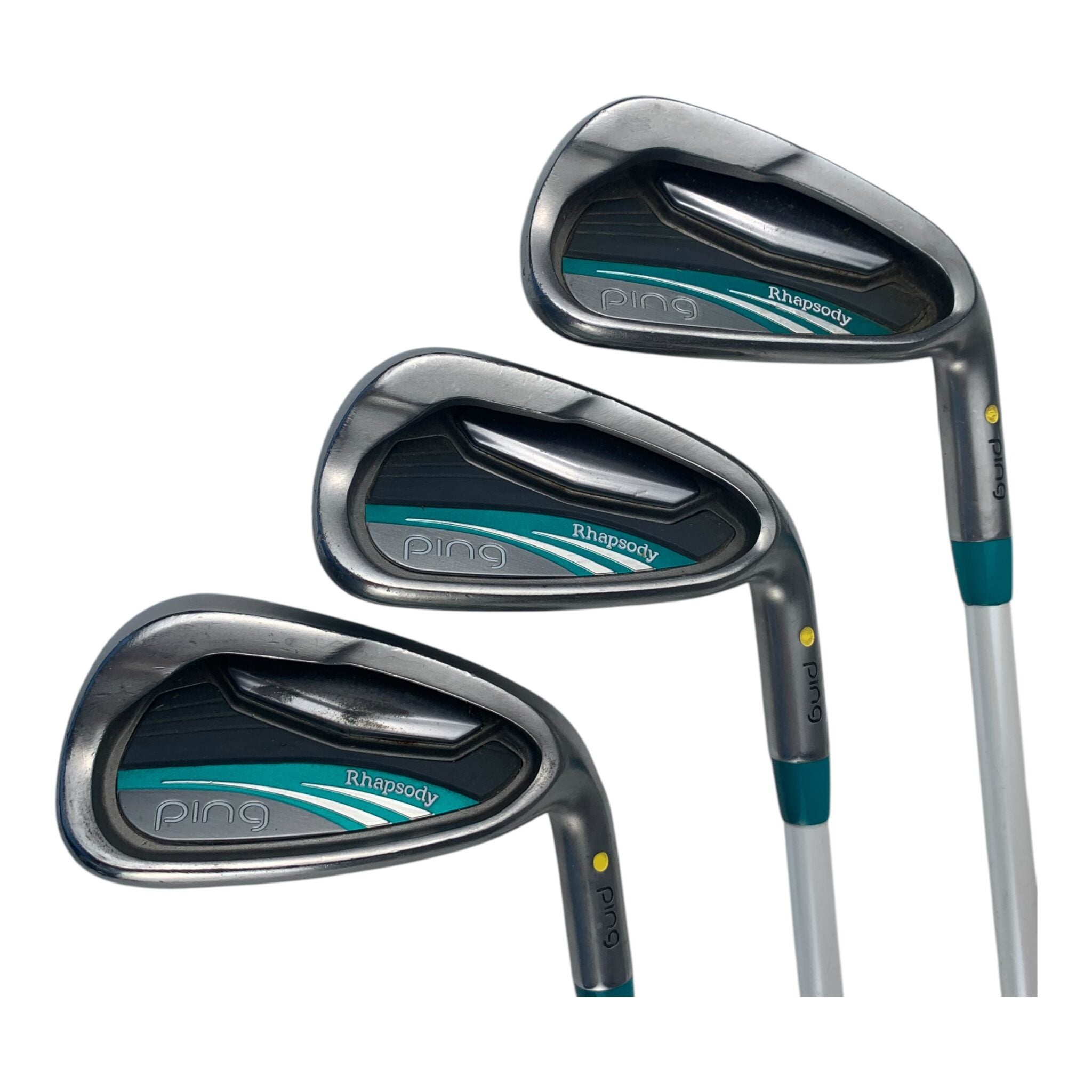 Brugt PING Rhapsody Jernsæt / Flex Ladies / 5H-SW / Grafit - Iron Set - Brugt - Okay Stand - Rhapsody