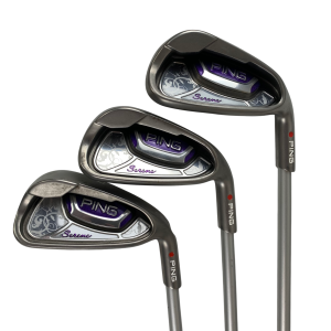 Brugt PING Serene Jernsæt / Flex Ladies / 7-SW / Grafit - Iron Set - Brugt - Som ny - Serene