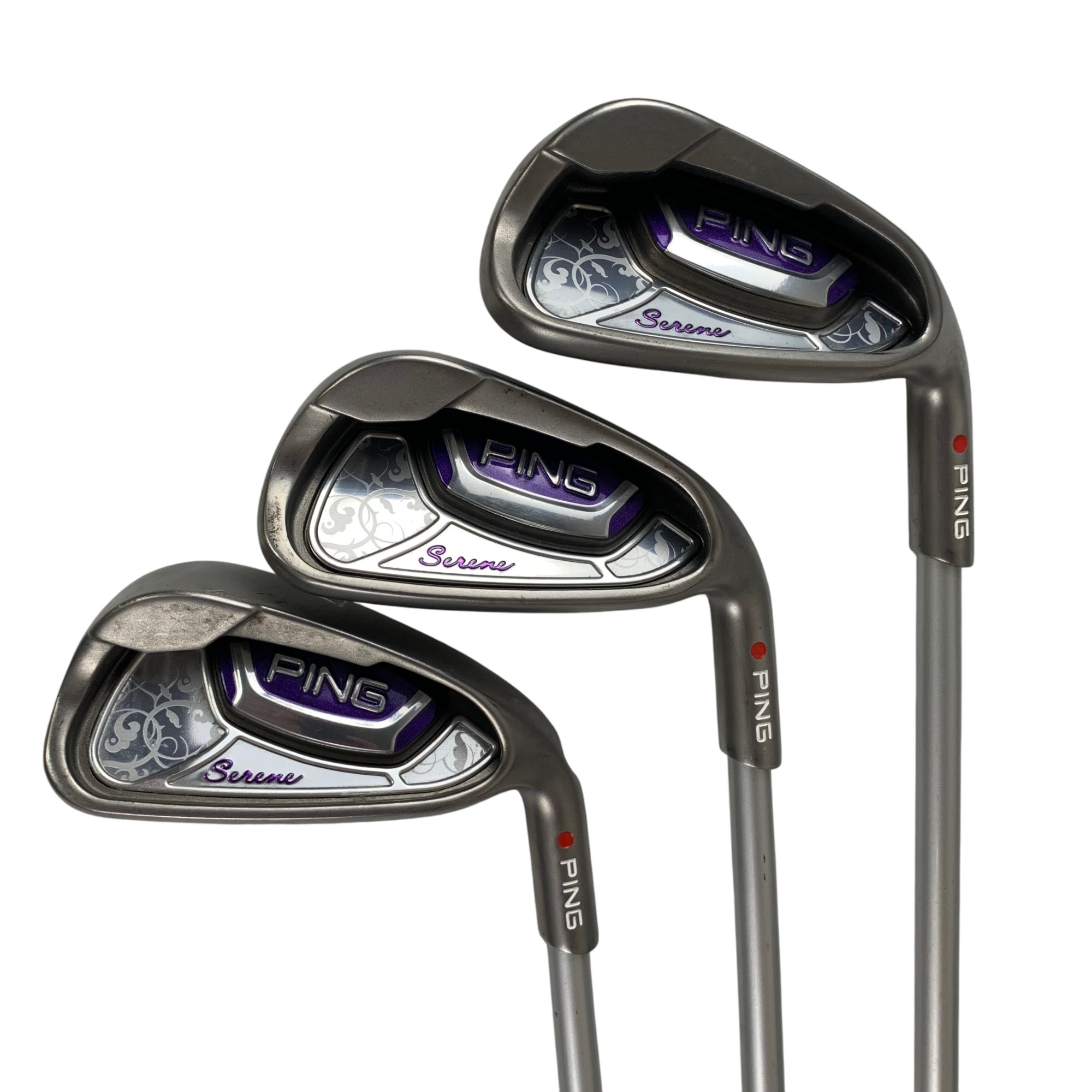 Brugt PING Serene Jernsæt / Flex Ladies / 7-SW / Grafit - Iron Set - Brugt - Som ny - Serene