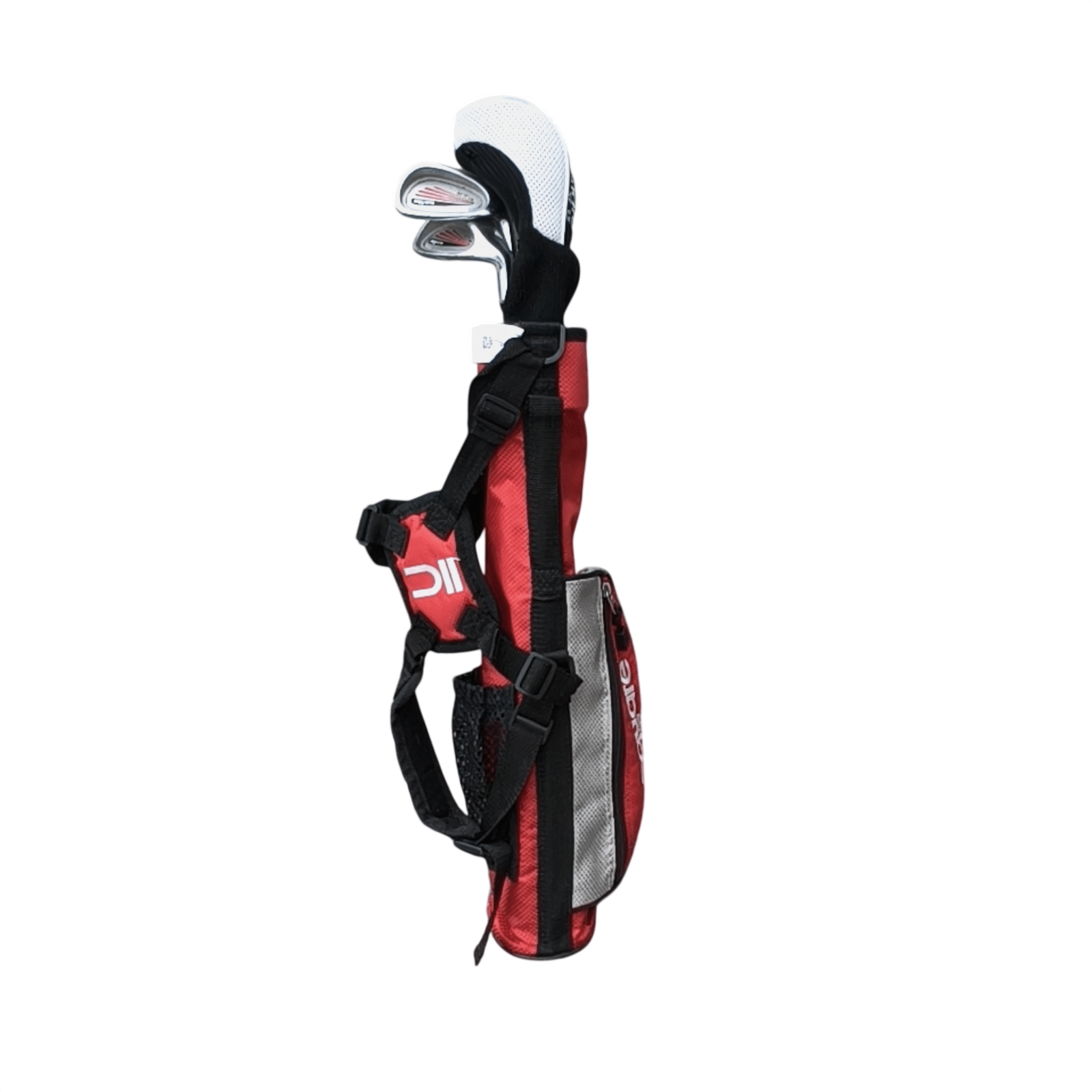 Brugt SQUARE golf SC 17 JR Komplet Sæt Med Bag / 7+SW / Flex Junior / Grafit - Complete Set - Brugt - Okay Stand - SC 17 JR