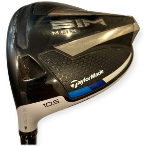 Brugt Taylor Made SIM Max Driver Venstre loft 10.5 Regular Brugt God Stand - Driver - Brugt - God Stand - SIM