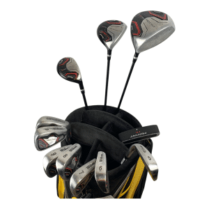 Brugt Wilson Staff Komplet Sæt U. Bag / Flex Uniflex / Steel - Complete Set - Brugt - Okay Stand -