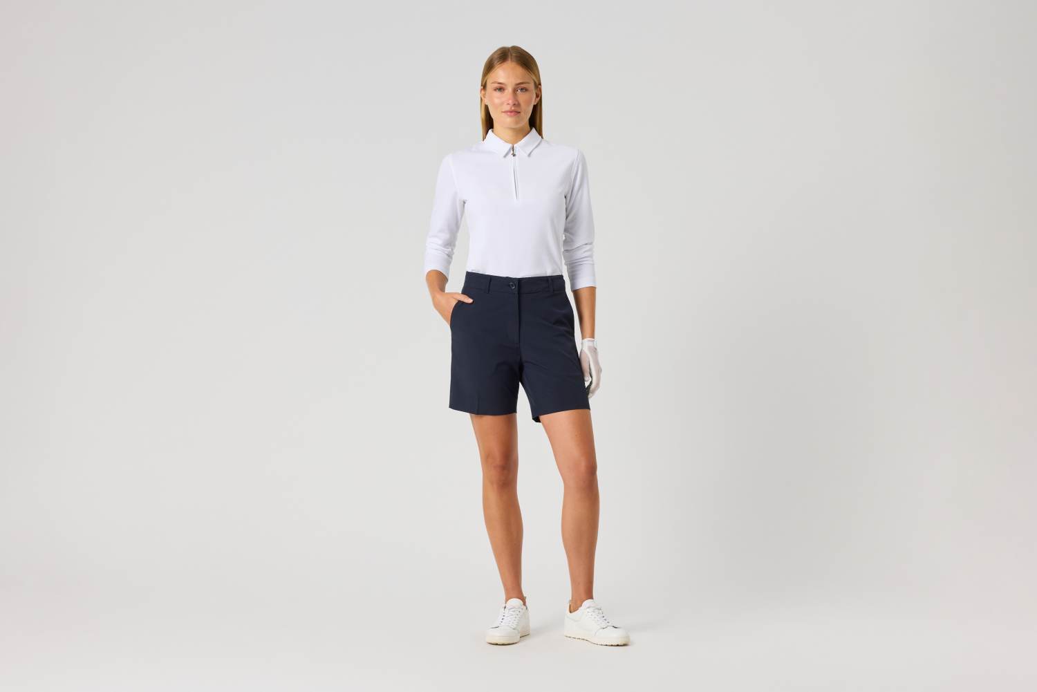 Daily Sports Beyond V2 40 cm Dame Shorts - Navy - Str. 42