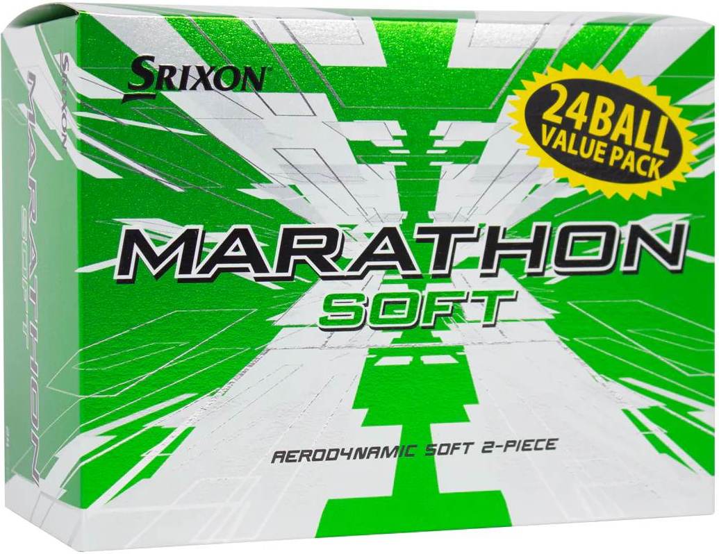 Srixon Marathon Soft (24 bolde) Golfbolde - Hvid