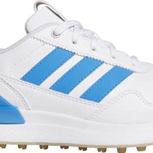 Adidas S2G (2026) Vandtætte Junior Golfsko Uden Spikes - Ftwwht/Lurabl/Crsk - Str. 35 Normal