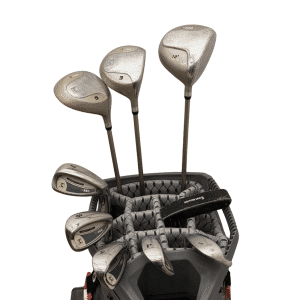 Brugt Tour Mission T-380 Komplet Sæt Uden Bag / 7-PW+SW / Flex Ladies / Grafit - Complete Set - Brugt - Okay Stand - T-380