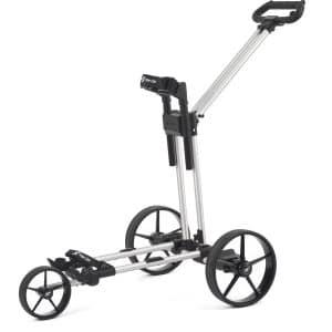 Flat Cat Ahead Elektrisk golfvogn - Silver - 36 Hullers Batteri