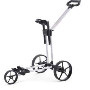 Flat Cat Go Elektrisk golfvogn - Silver - 18 Hullers Batteri
