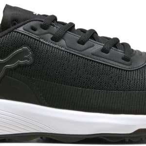 Puma Gruve Sport Vandtætte Herre Golfsko Uden Spikes - Puma Black/Dark Coal - Str. 44 1/2 Normal