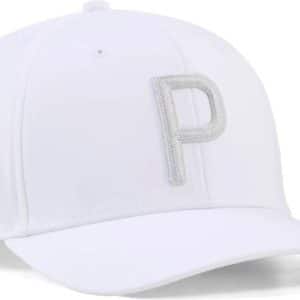 Puma Heritage P Tech Herre Kasket - White Glow/Platino Gray - Str. Onesize