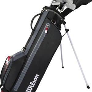 Wilson Profile JR Large Junior Golfsæt - Grey/Black - Højre - DR, HY, 5, 7, W, Putter - Wilson Profile JGI Junior Grafit