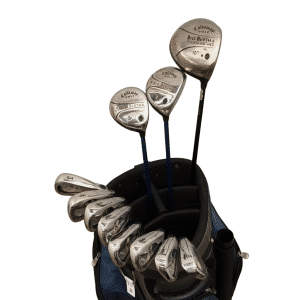 Brugt Callaway X-18 Gems Komplet Sæt Uden Bag / 3-PW / Flex Ladies / Grafit - Complete Set - Brugt - God Stand - X-18 Gems