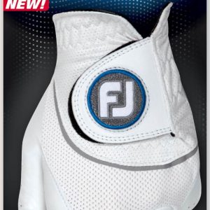 FootJoy HyperFLX Læder Herre Golfhandske - White - Højre - Str. L