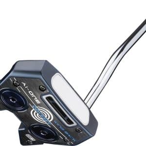Odyssey Ai-One Wing Back DB Double Bend Neck Putter - Blå - Højre - Str. 35" - Odyssey Ai-ONE (2023) Midsize Hvid/Blå
