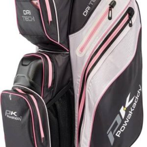 PowaKaddy Dri Tech Vandtæt Vognbag - Black/Pink