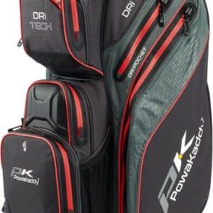 PowaKaddy Dri Tech Vandtæt Vognbag - Black/Red