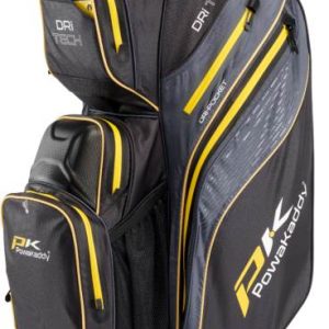 PowaKaddy Dri Tech Vandtæt Vognbag - Black/Yellow