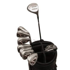 Brugt Ben Ross HTX Komplet Sæt Uden Bag / 5-PW+SW / Flex Stiff / Stål - Complete Set - Brugt - God Stand - HTX